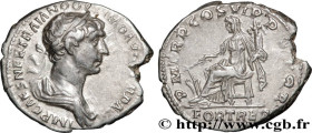 TRAJANUS
Type : Denier 
Date : 117 
Mint name / Town : Rome 
Metal : silver 
Millesimal fineness : 750  ‰
Diameter : 17  mm
Orientation dies : 6  h.
W...