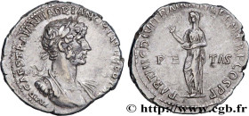HADRIAN
Type : Denier 
Date : 117 
Mint name / Town : Rome 
Metal : silver 
Millesimal fineness : 900  ‰
Diameter : 18  mm
Orientation dies : 6  h.
We...