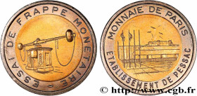 EUROPEAN CENTRAL BANK
Type : 2 euro, essai de frappe monétaire dit de “Pessac” 
Date : n.d. 
Mint name / Town : Pessac 
Quantity minted : --- 
Diamete...