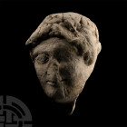 Cypriot Head of a Youth with a Floral Crown