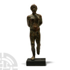 Hellenistic Bronze Figure of a Bound Captive