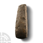 Stone Age Thick-Butted Knapped Axe Head