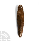 Large Stone Age Knapped Axe Blade