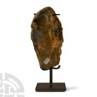 Stone Age Knapped Flint Cleaver