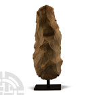 Stone Age Knapped Axe Head