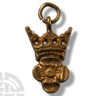 Medieval Wars of the Roses Silver-Gilt Supporter's Badge
