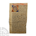 Medieval Life of St Ambrose Manuscript Excerpt