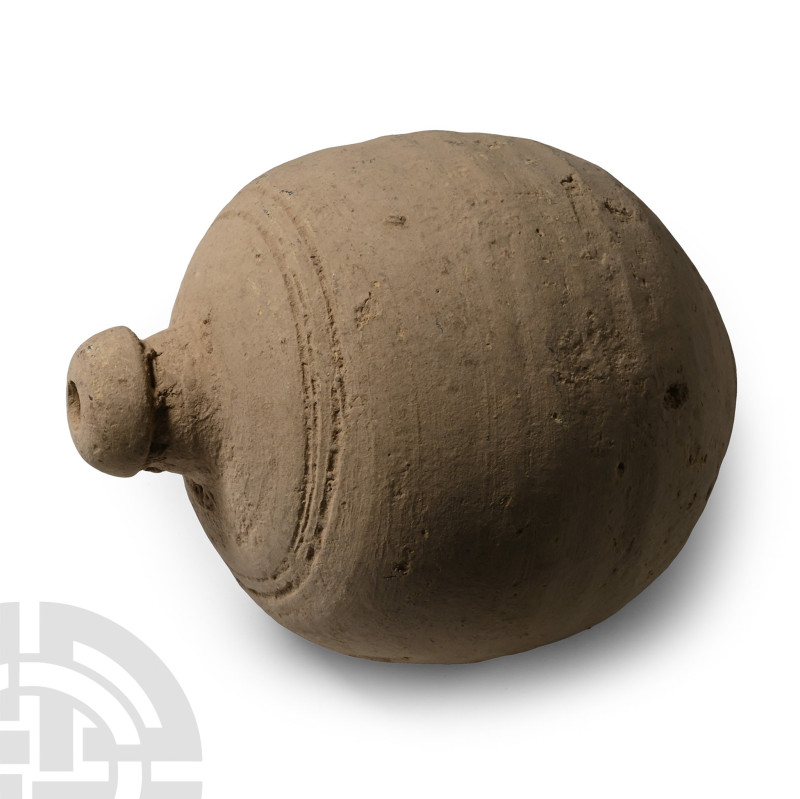 Byzantine 'Greek Fire' Ceramic Fire Bomb or Hand Grenade

9th-11th century A.D...