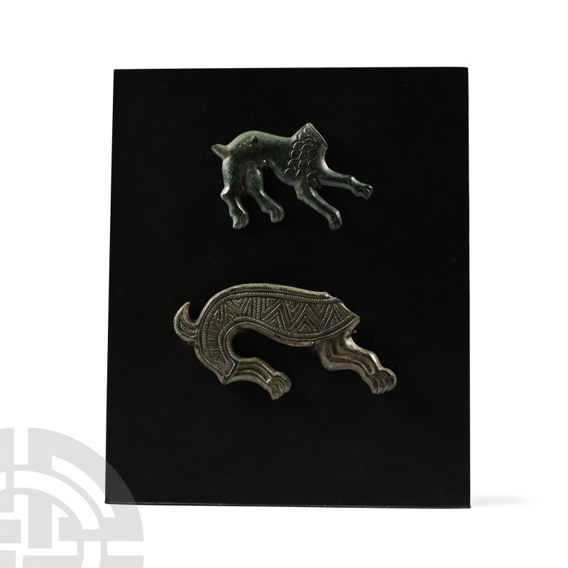 Byzantine Bronze Patrix Group

6th-7th century A.D. Comprising: a flat patrix ...