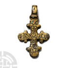 Byzantine Silver-Gilt Cross Pendant