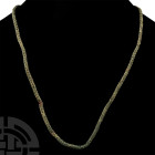 Byzantine Bronze Pendant Chain Necklace