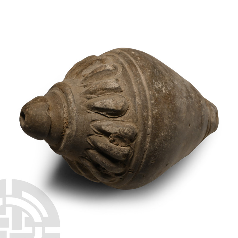 Byzantine 'Greek Fire' Ceramic Fire Bomb or Hand Grenade

9th-11th century A.D...