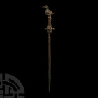 Byzantine Bronze Pin with Duck