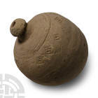 Byzantine 'Greek Fire' Ceramic Fire Bomb or Hand Grenade