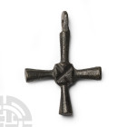Byzantine Bronze Cross Pendant