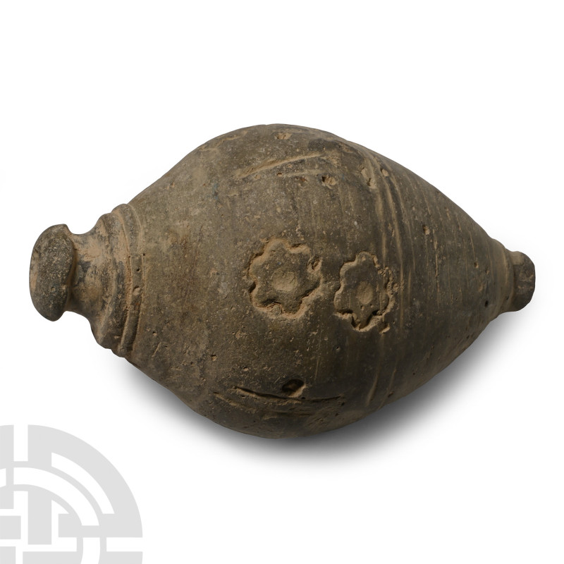 Byzantine 'Greek Fire' Ceramic Fire Bomb or Hand Grenade

9th-11th century A.D...