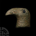 Viking Age Bronze Eagle-Head Riding Crop Terminal