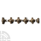 Pre-Viking Heavy Silver-Gilt Belt Mount Set