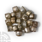 Viking Age Silver in Glass Bead Group