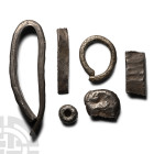Viking Silver 'Hack' Bar and Other Ingot Group