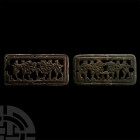 Ordos Bronze Belt Buckle Pair with Camels
