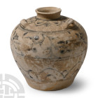 Hoi An Cargo Shipwreck Glazed Blue and White Jar