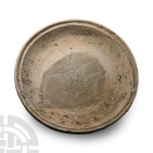 Large Sea Encrusted Hoi An Cargo Shipwreck Glazed Plate with Bird