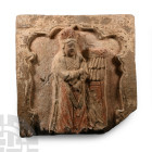 Chinese Song Terracotta Tile with Musician
