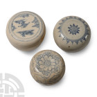Hoi An Cargo Shipwreck Glazed Blue and White Lidded Box Collection