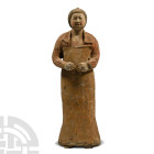 Chinese Wei Terracotta Female Figure