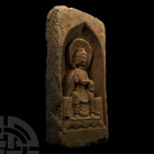 Chinese Wei Terracotta Buddha Brick