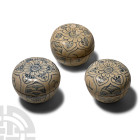 Hoi An Cargo Shipwreck Glazed Blue and White Lidded Box Collection
