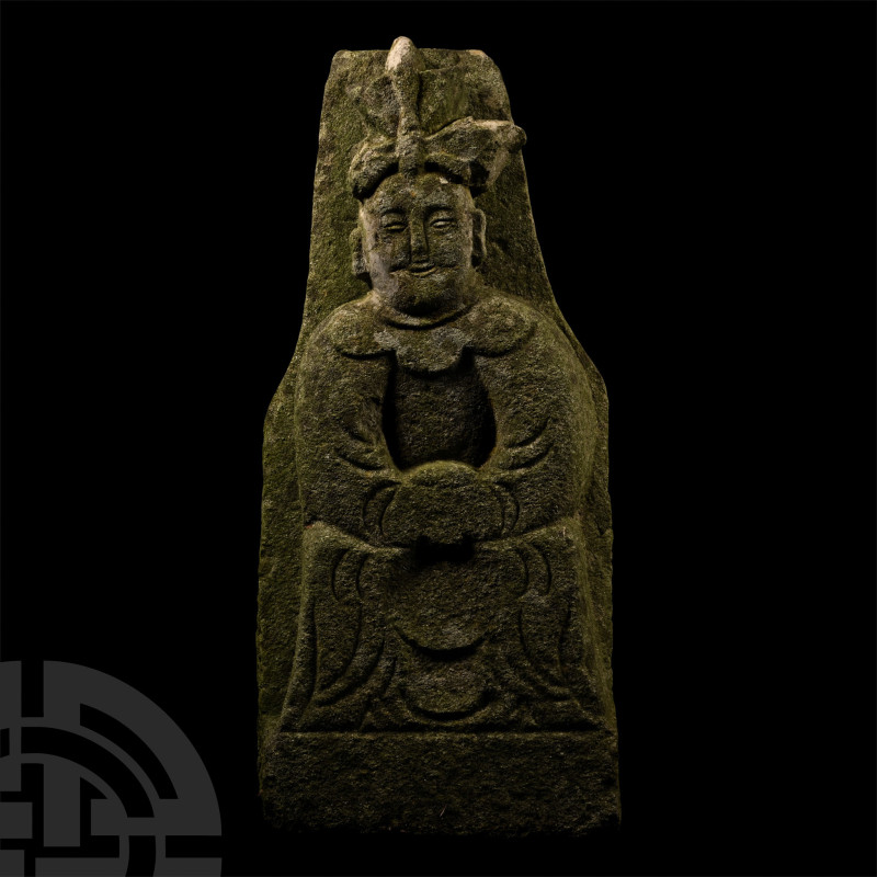 Chinese Qing Stone Figure

Qing Dynasty, 1644-1911 A.D. On a square-section ba...