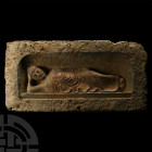 Chinese Wei Terracotta Buddha Brick