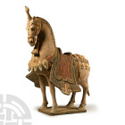 Chinese Warring States Caparisoned Terracotta Horse