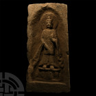 Chinese Wei Terracotta Buddha Brick