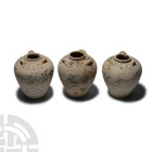 Hoi An Cargo Shipwreck Glazed Polychrome Jar Group