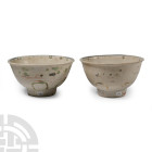 Hoi An Cargo Shipwreck Glazed Polychrome Bowl Pair
