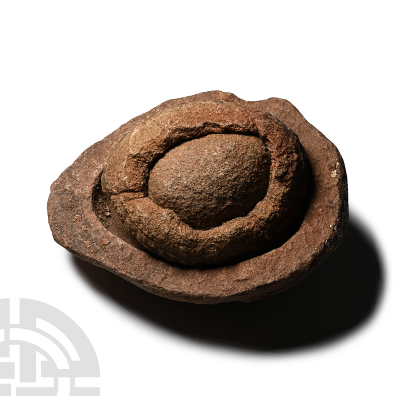 Massive Kalahari Desert Double-Nested Wind Stone

A rare wind-rounded pebble i...