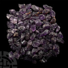 Purple Amethyst Crystal Chunk Group