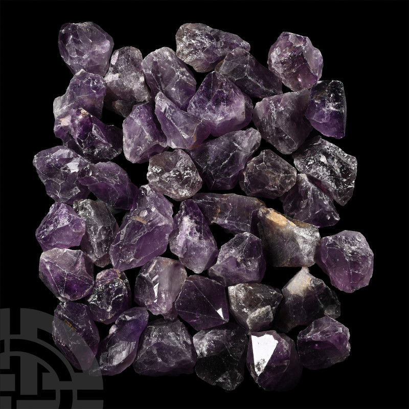 Deep Purple Amethyst Crystal Chunk Group [40]

Comprising forty large chunks i...