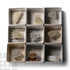 Boxed Optical Selenite Mineral Specimen Group [9]