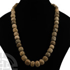Woolly Mammoth Bone Bead Necklace String