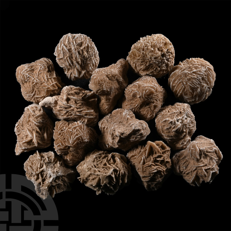 Large Desert Rose Gypsum Specimen Group [15]

Comprising fifteen rounded clust...