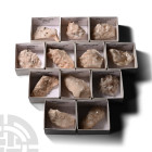 Boxed Pink Dolomite Crystal Display Collection [12]
