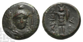 Lucania, Herakleia AE 14mm. Circa 281-278 BC.