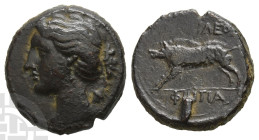 Sicily, Akragas AE 21mm. Phintias, tyrant, 282-279 BC.