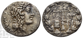 Macedon under Roman Rule AR Tetradrachm. Circa 95-70 BC. Uncertain mint. Aesillas, quaestor.