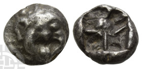 Mysia, Parion AR Drachm. 5th century BC.