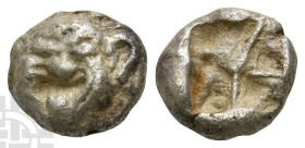 Mysia, Parion AR Drachm. 5th century BC.